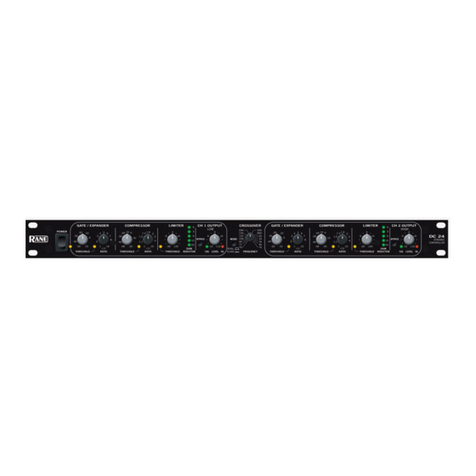 Rane DC24 Operator's manual