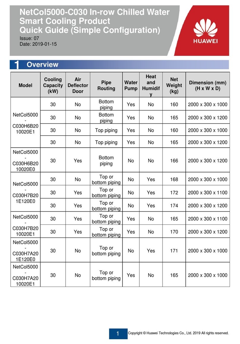 Huawei NetCol5000 C030H6B20 10020E1 User manual
