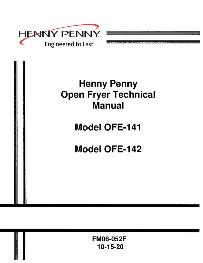 Henny Penny OFE-141 User manual