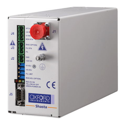 Oxford Instruments Shasta User manual