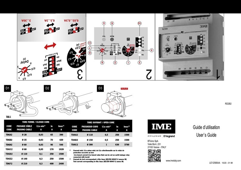 LEGRAND IME DELTA TDGA2 user guide