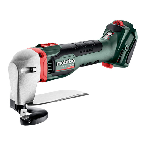 Metabo NIV 18 LTX BL 1.6 User manual