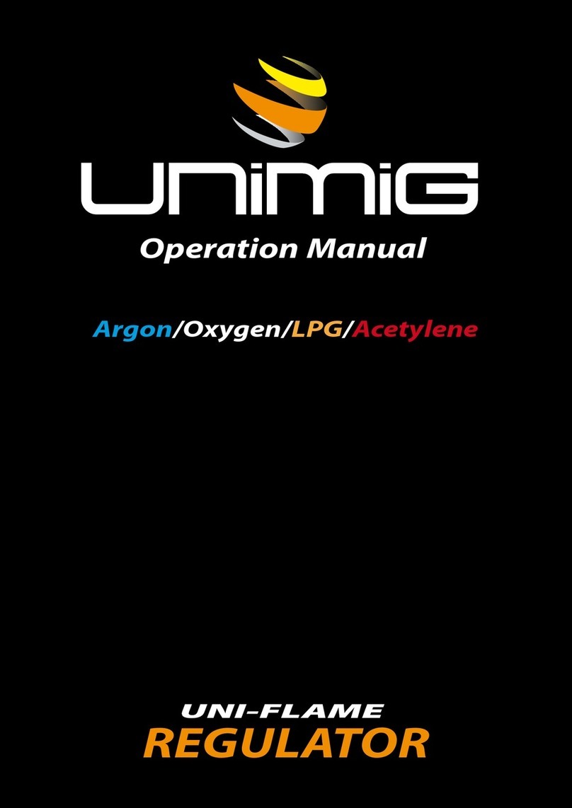 Uni-Mig UNI-FLAME REG Operation manual
