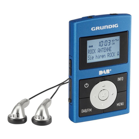 Grundig Micro 75 DAB+ User manual