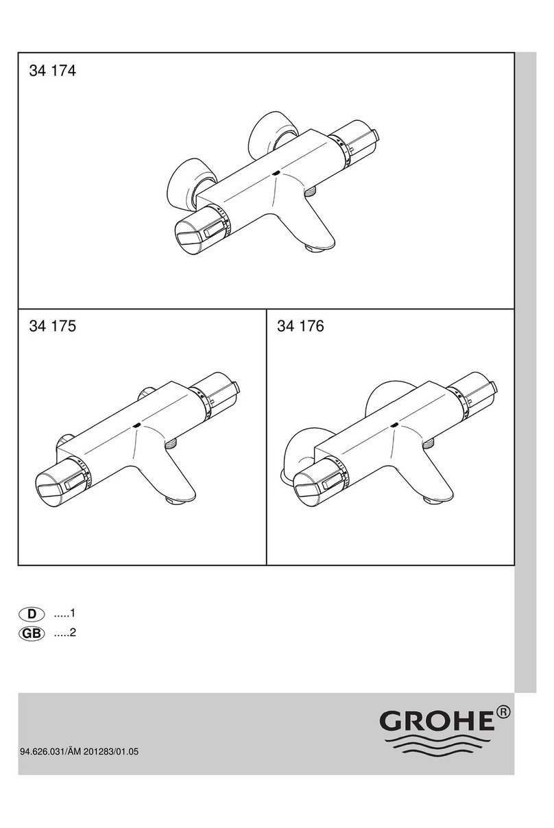 Grohe GROHTHERM 2000 34 174 instructions