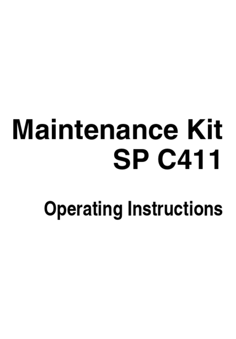 Ricoh Aficio SP C411 User manual