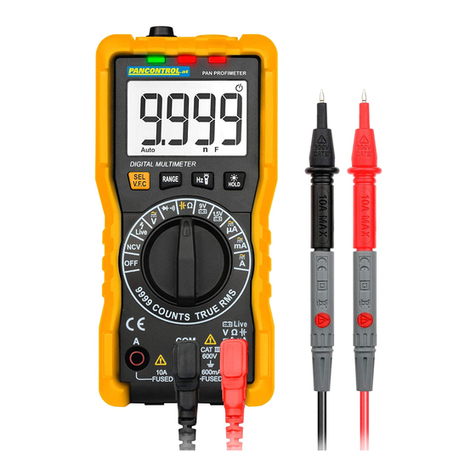 PANCONTROL PAN Profimeter manual