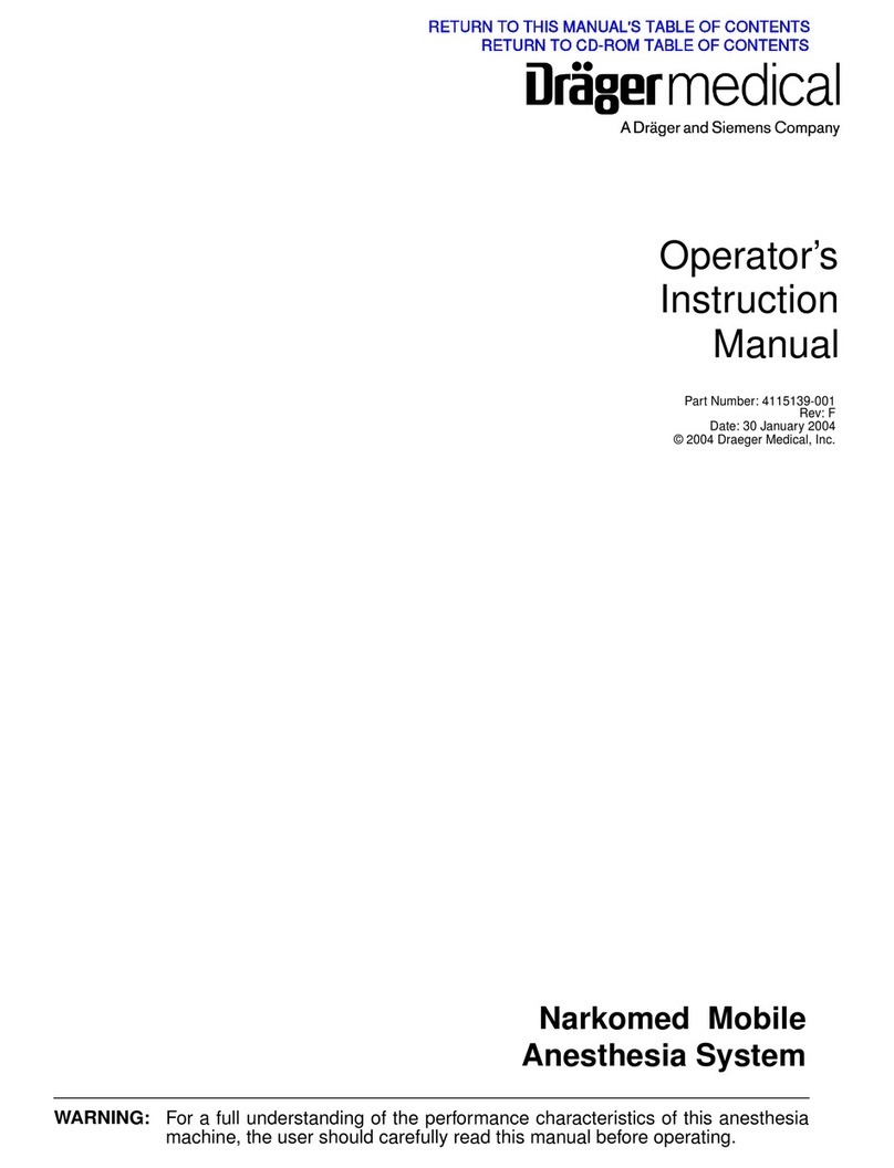 Dräger Medical Narkomed Mobile Operator's instruction manual