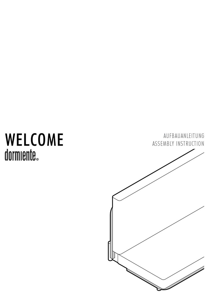 Dormiente WELCOME Assembly instruction