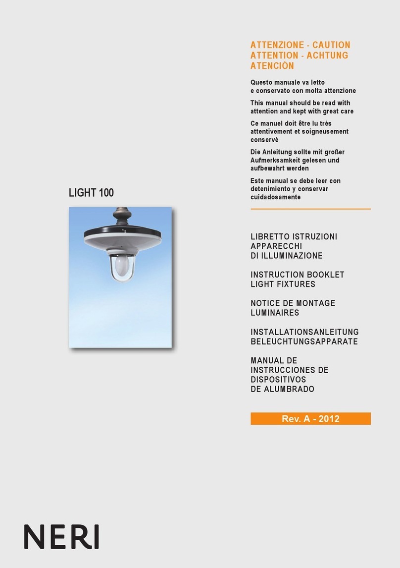 NERI LIGHT 100 User manual