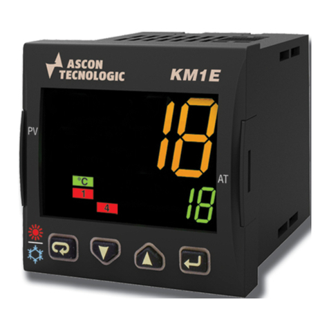 Ascon tecnologic KM1E quick guide