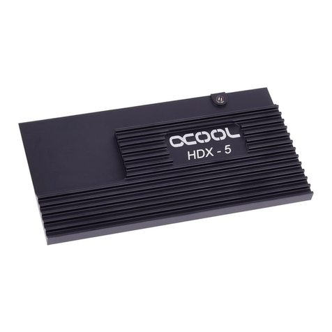 Alphacool HDX - 5 User manual