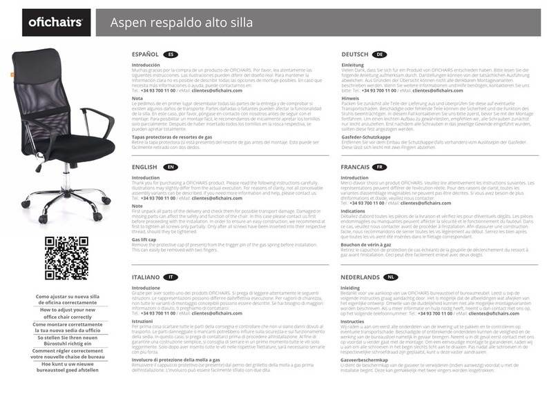ofichairs Aspen manual