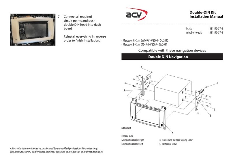 ACV 381190-37-1 User manual