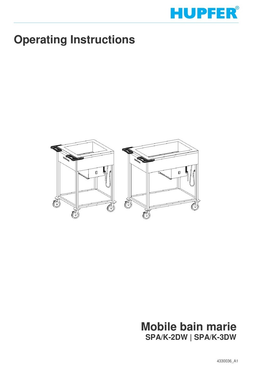 Hupfer SPA/K-2DW User manual