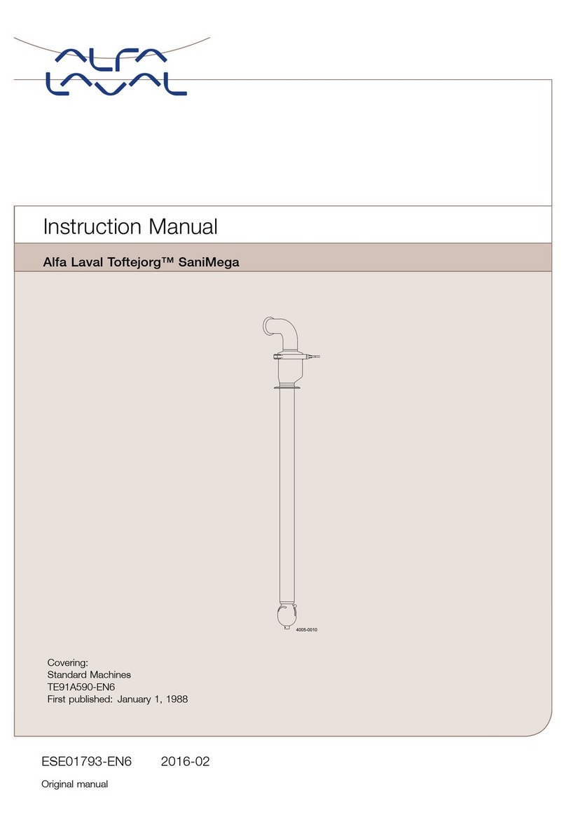 Alfalaval SaniMega User manual