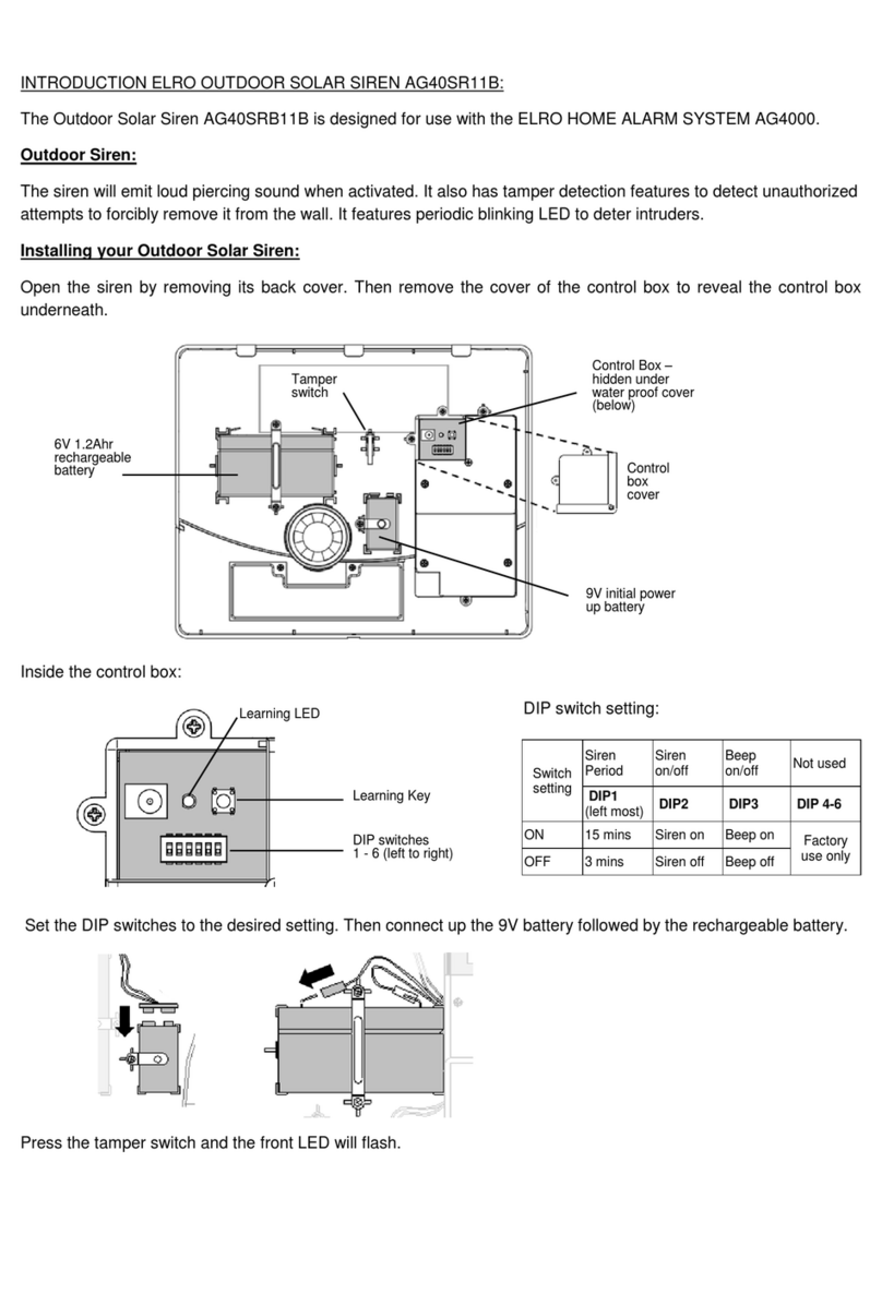 ELRO AG40SR11B Reference manual
