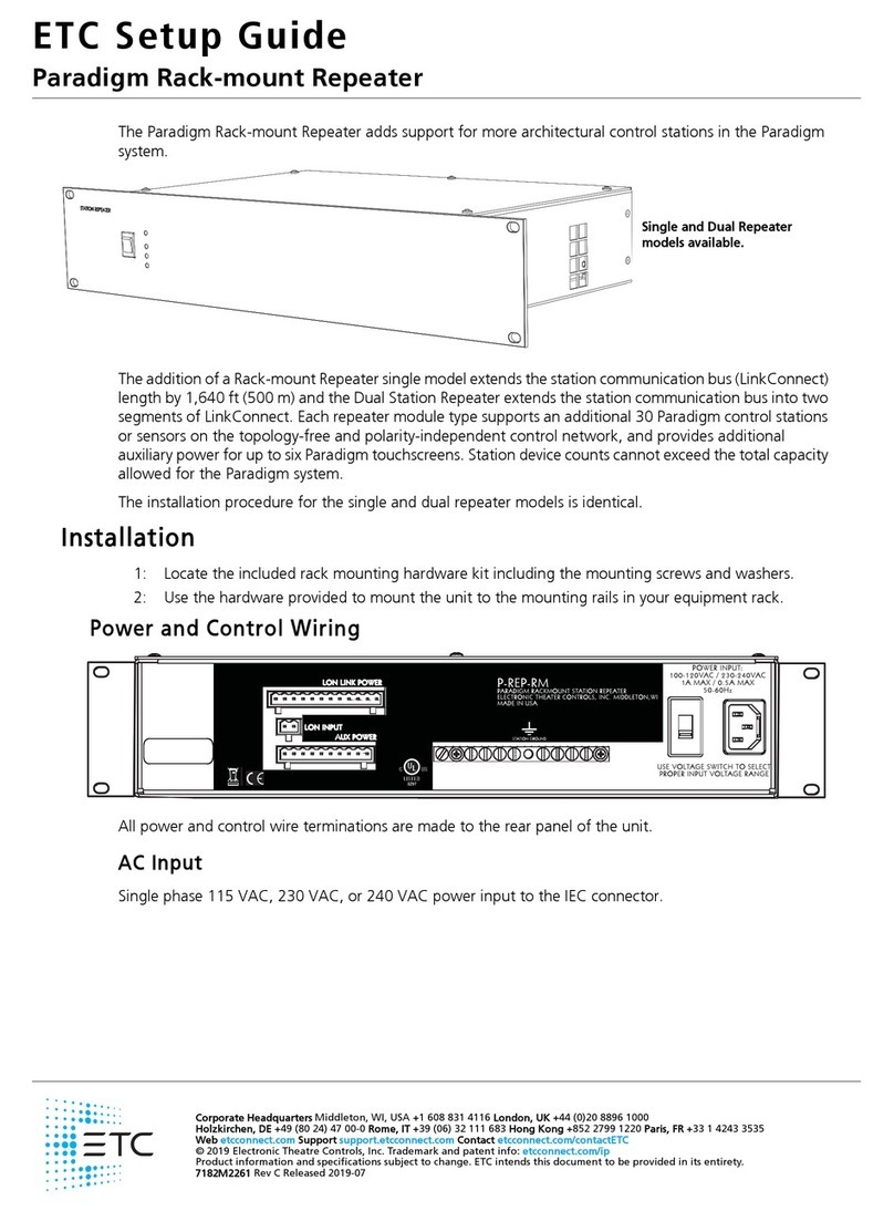 ETC Paradigm P-REP-RM Setup guide