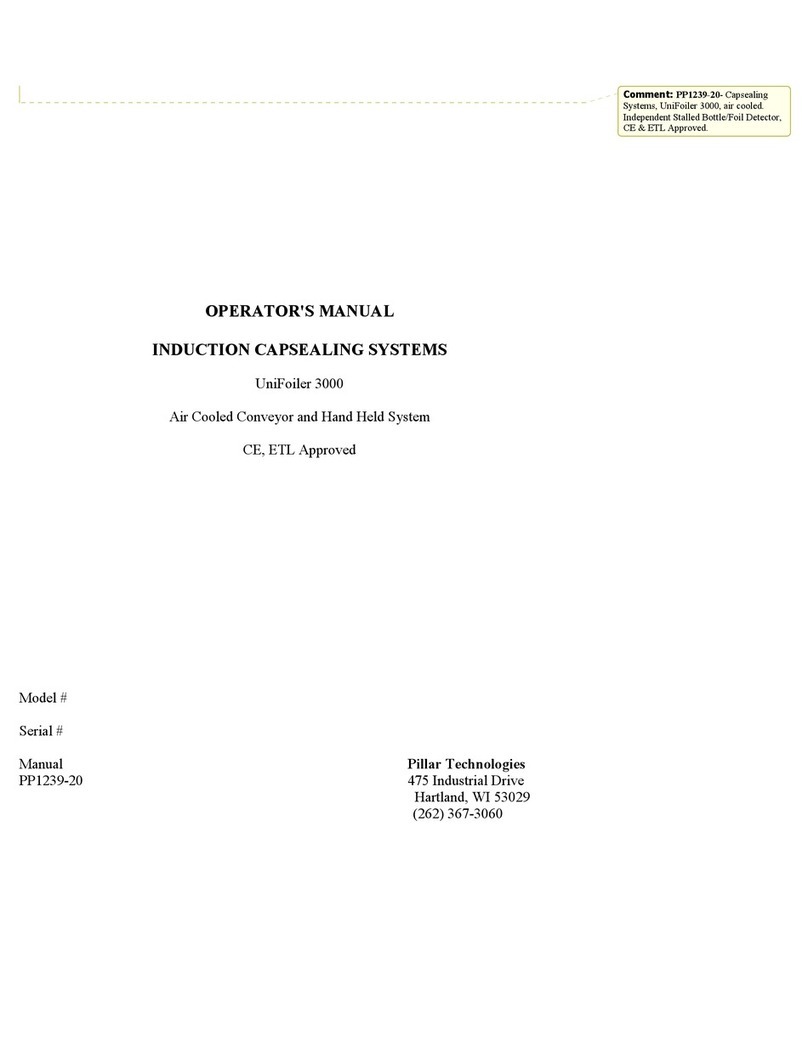 Pillar UniFoiler 3000 User manual