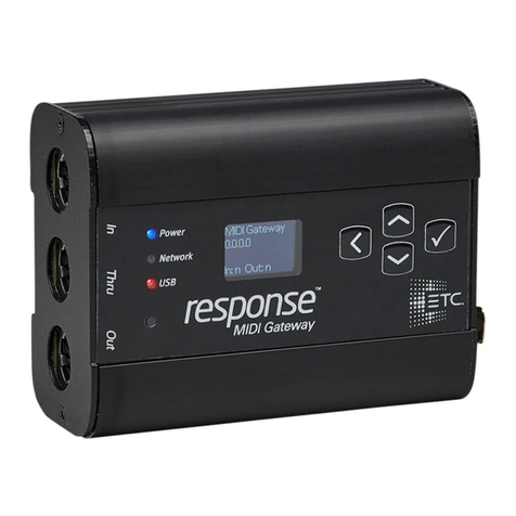 ETC Response MIDI Gateway Setup guide