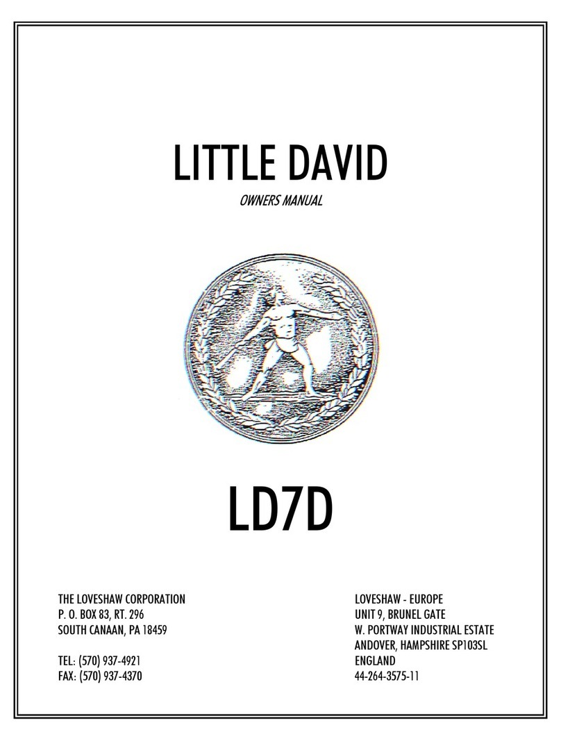 ITW LOVESHAW LITTLE DAVID LD7D owner's manual