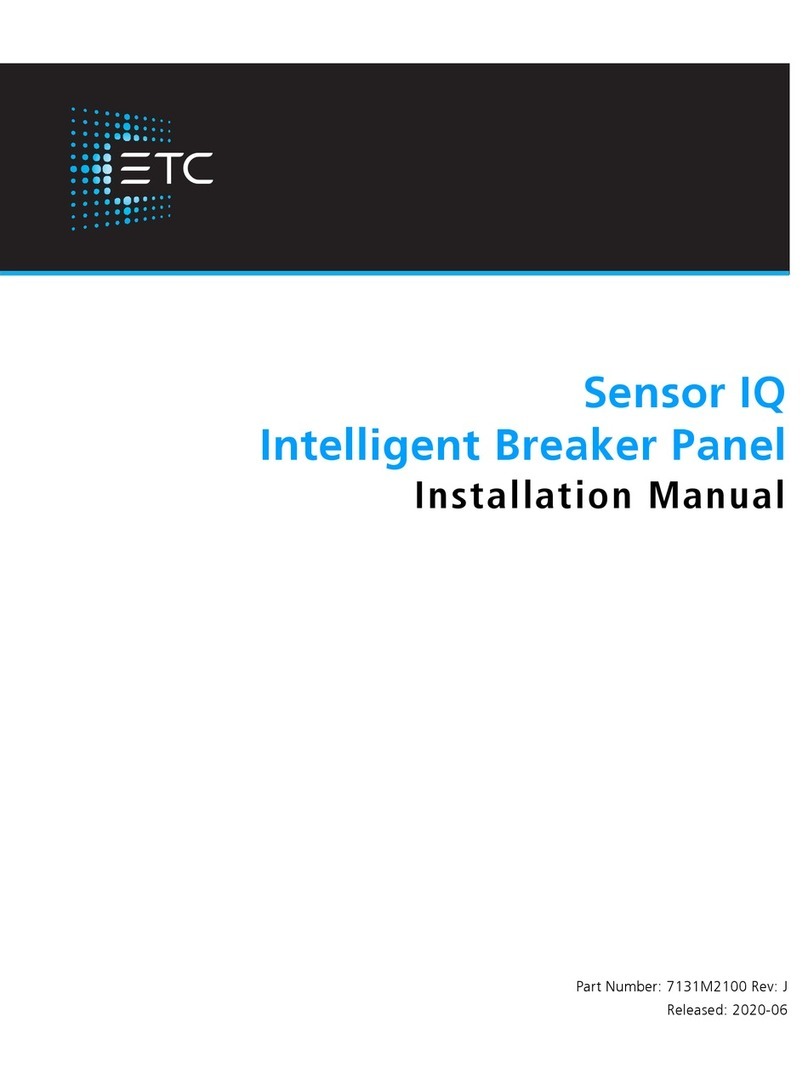 ETC Sensor IQ IQ12-ML installation manual