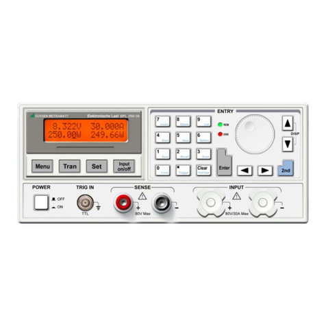 Gossen MetraWatt KONSTANTER SPL Series operating instructions