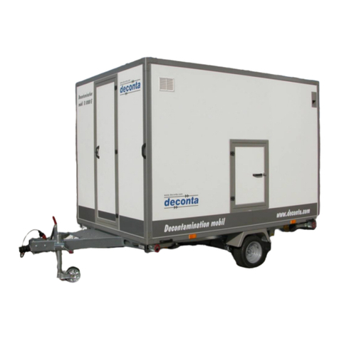 deconta decontamination mobile D 3000 Guide book