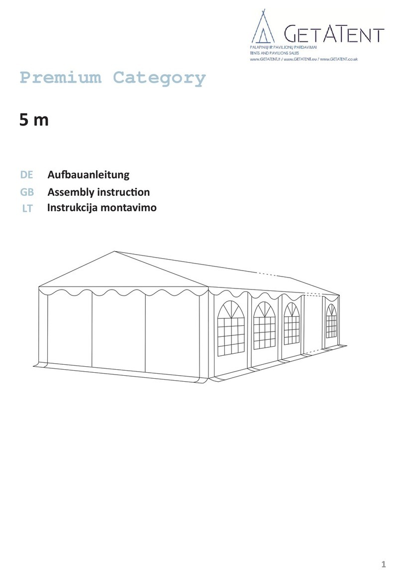 GetATent Premium 5 m Series Assembly instruction
