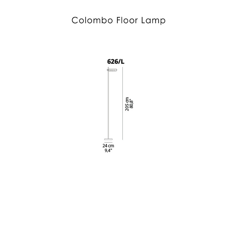 oluce COLOMBO 626/L Mounting instructions