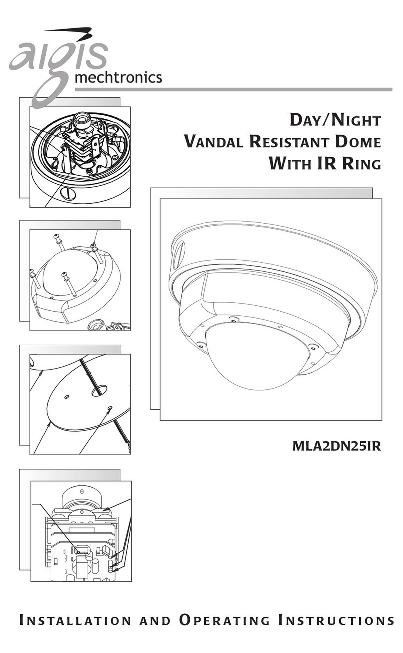 Aigis Mechtronics MLA2DN25IR Installation and operating instructions