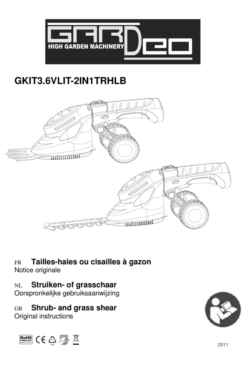 Gardeo GKIT3.6VLIT-2IN1TRHLB Original instructions