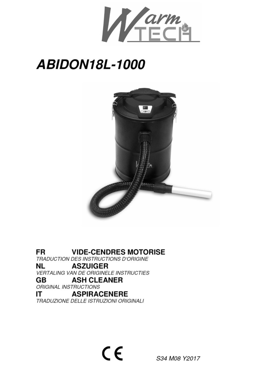 Warmtech ABIDON18L-1000 User manual