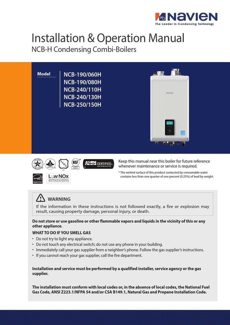 Navien NCB-190/060H User manual Navien NCB-190/060H User manual