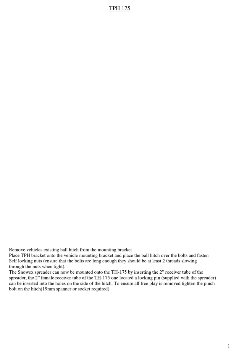 SnowEx TPH 175 manual