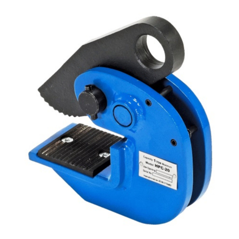 Vestil HPC Series Use and maintenance manual