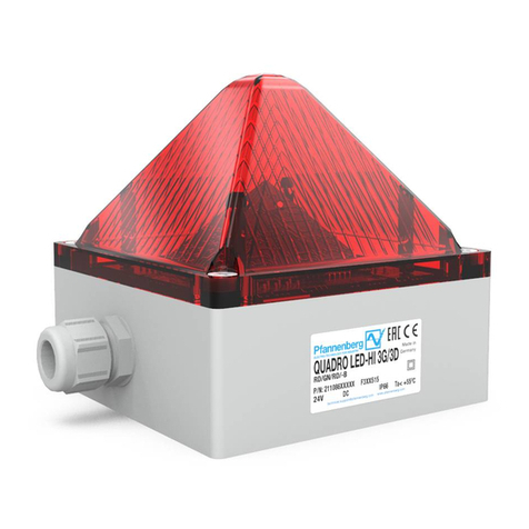Pfannenberg Quadro LED-HI 3G/3D User manual