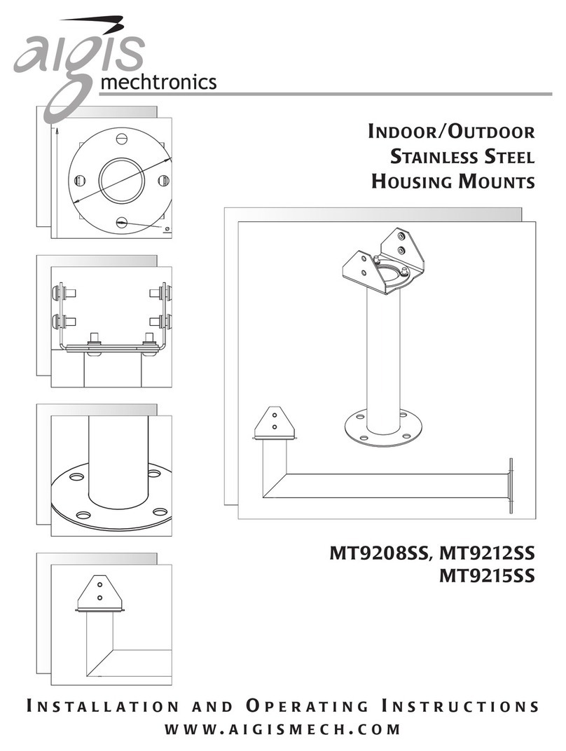 Aigis Mechtronics MT9208SS Installation and operating instructions Aigis Mechtronics MT9208SS Installation and operating instructions
