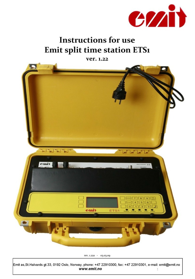 EMIT ETS1 Instructions for use