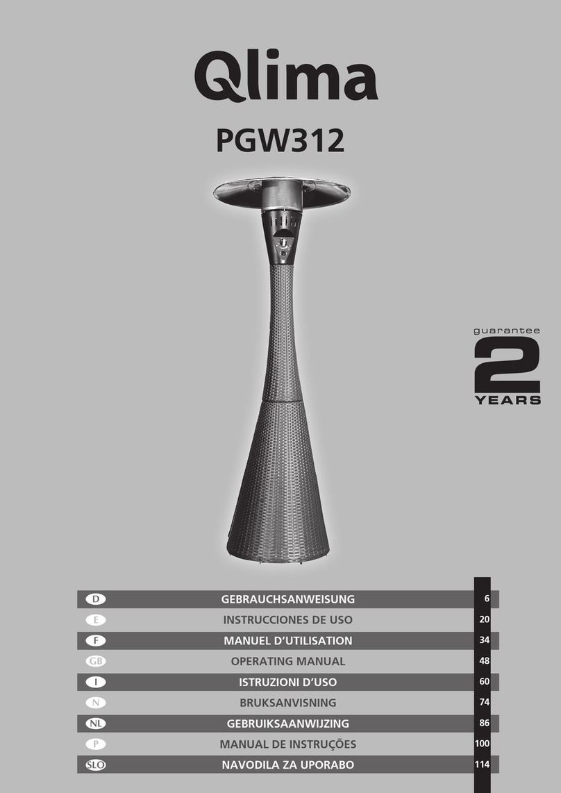 Qlima PGW312 User manual