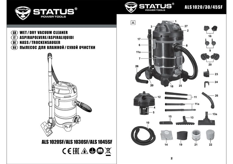 Status ALS 1020SF User manual