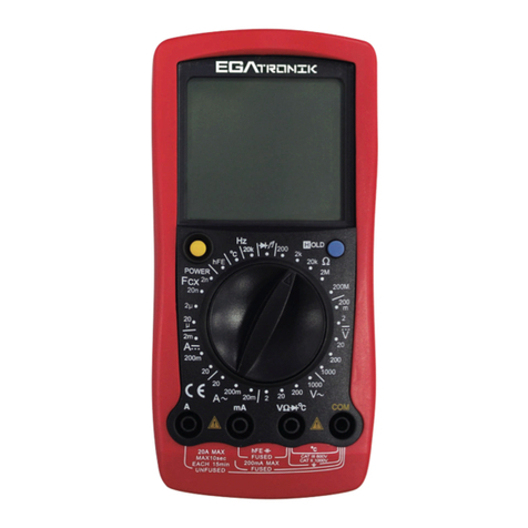 EGAmaster EgaTronic COD.58515 operating instructions