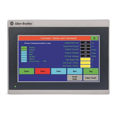 Rockwell Automation Allen-Bradley PanelView 800 User manual