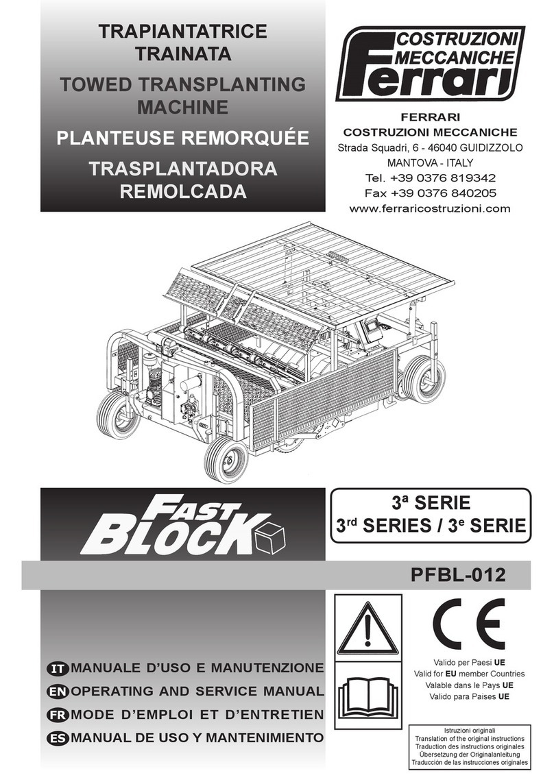 Ferrari 3 Series Operating and service manual