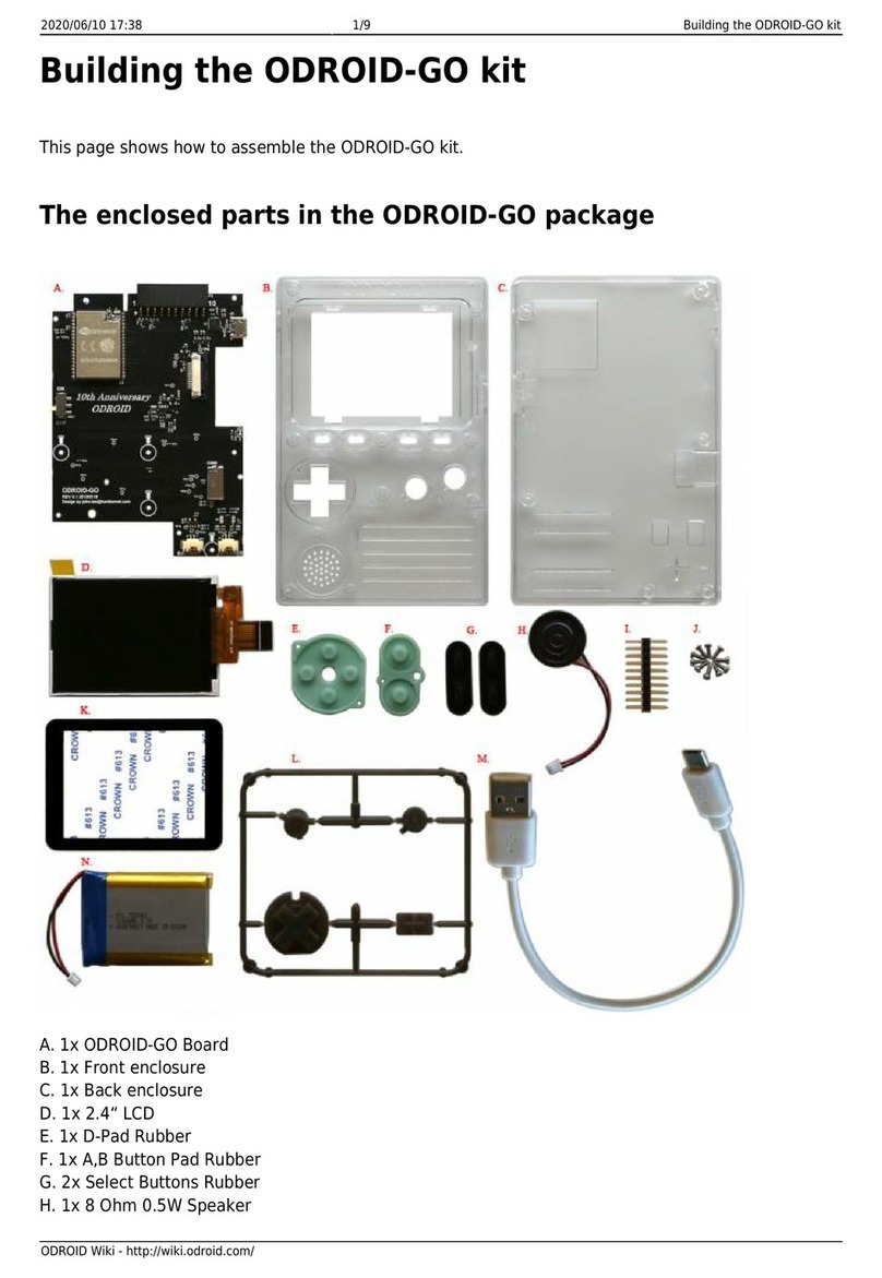 HARDKERNEL ODROID-GO Instruction Manual