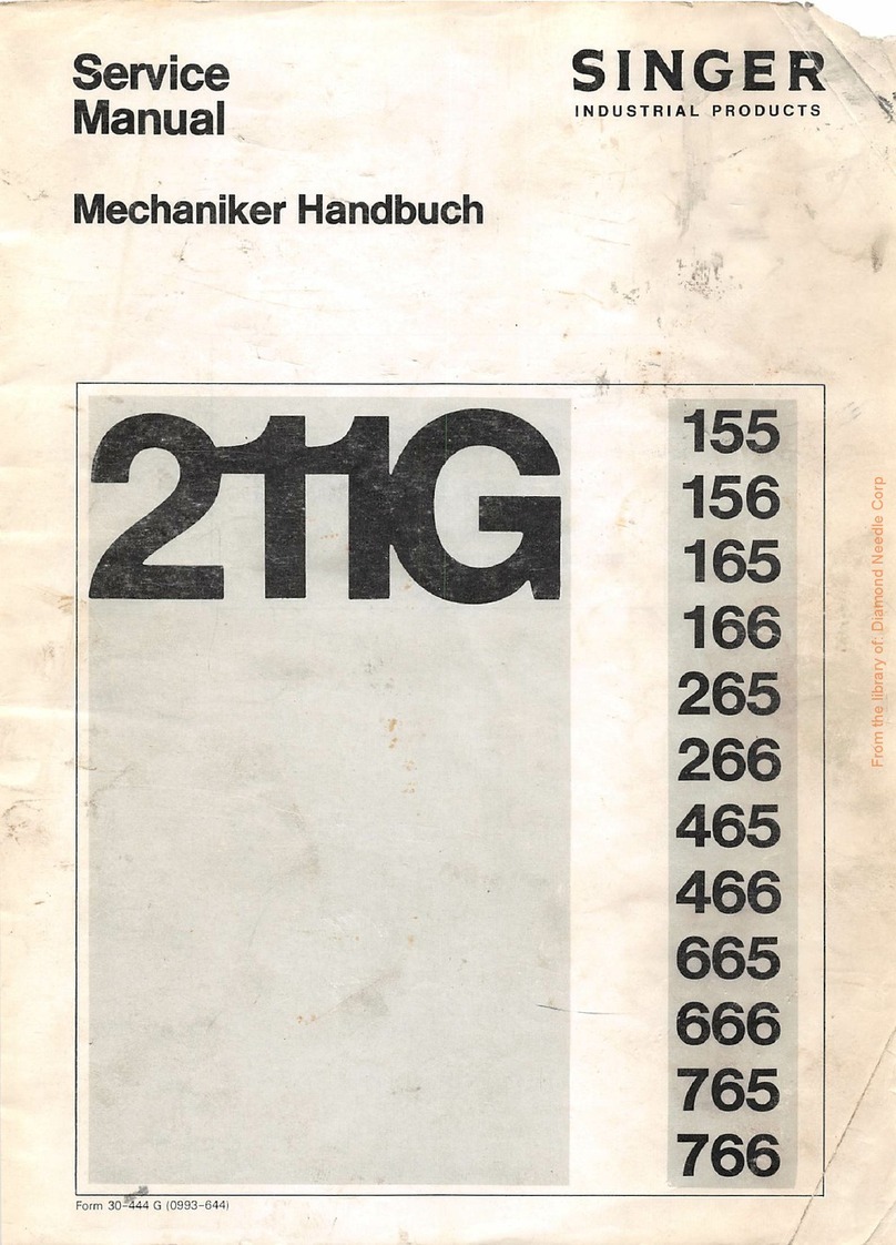 Singer 211G155 Service manual