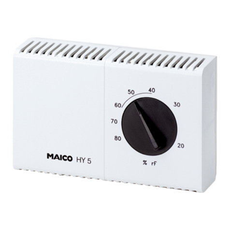 Maico HY 5 Mounting Instructions and Directions for Use