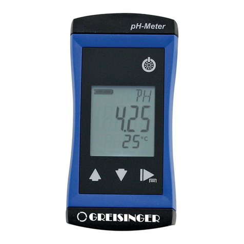 GREISINGER G 1500 Quick reference guide
