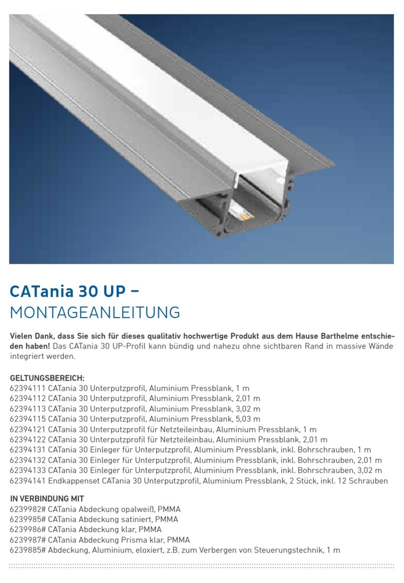 Barthelme CATania 30 UP installation instructions