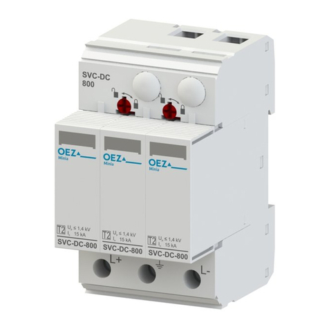 OEZ SVC-DC-800-3V-MZ User manual